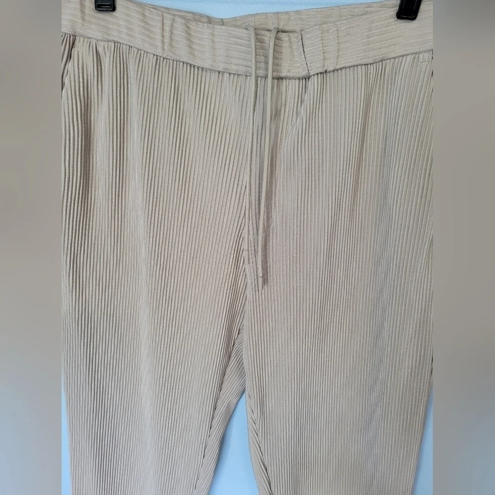 Zara Women's Pull-on Ribbed Pants Grey Size Large NWOT - Picture 12 of 13